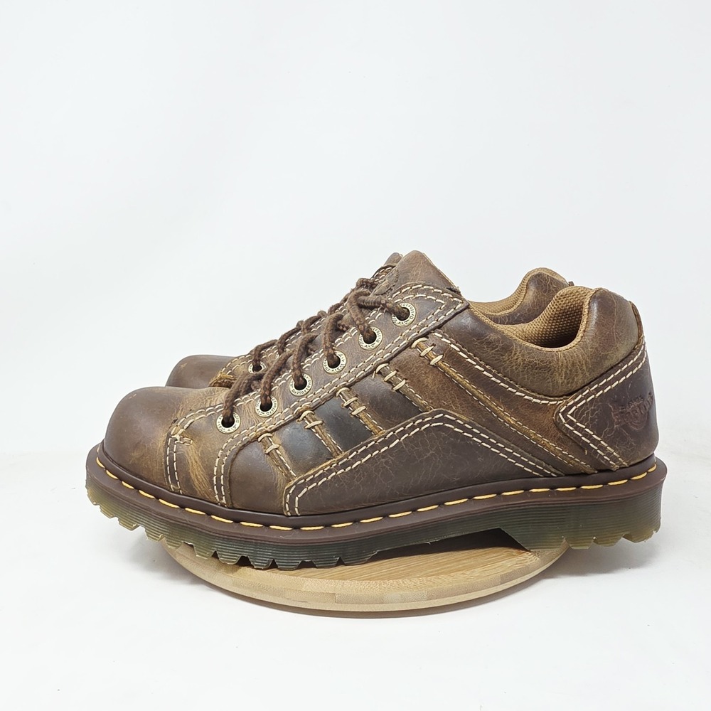 Dr Martens Shoes Mens 10 Keith Brown Y2K Grunge Punk Lace Up Hiker Chunky